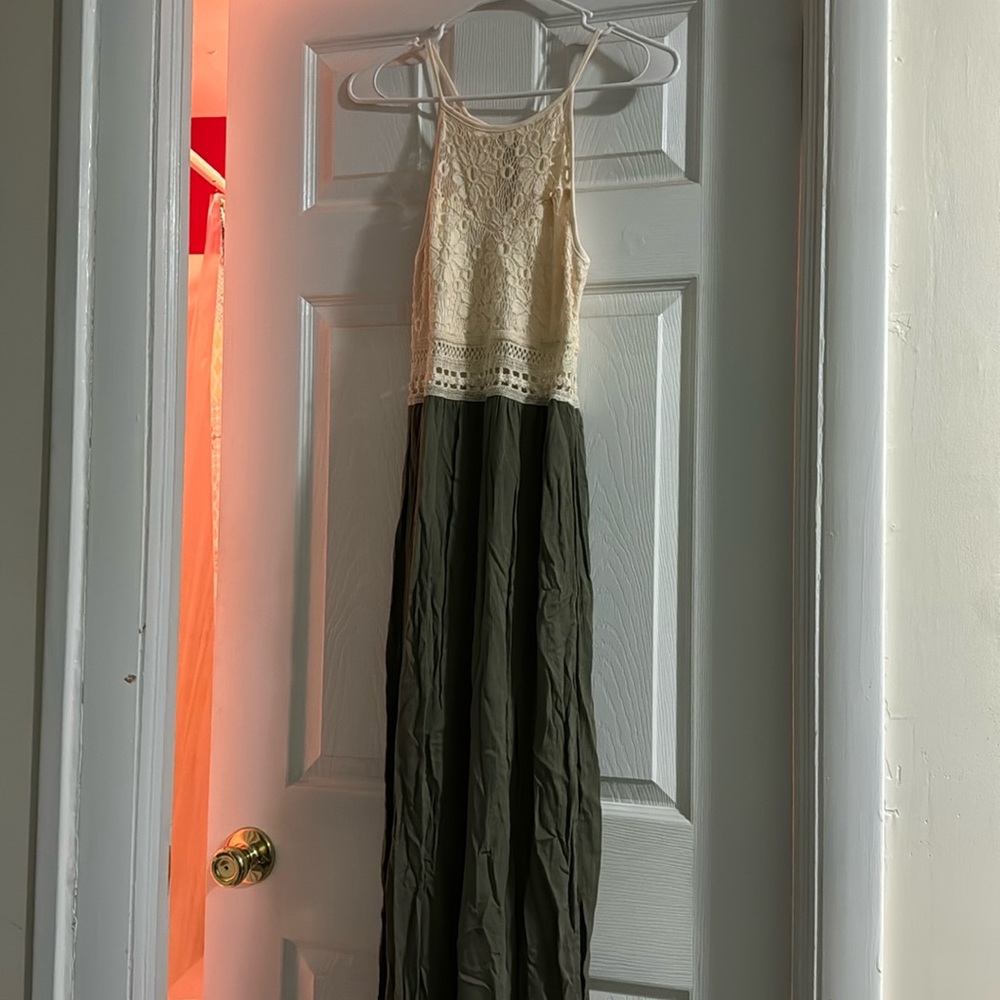 Crochet maxi dress